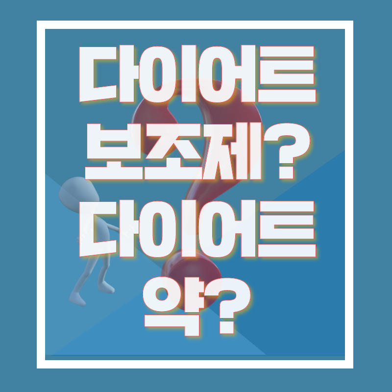 [칼럼] 다이어트보조제? 다이어트약? 다이어트 뭘로 할까?