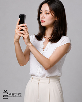 라율한의원 안면비대칭 블로그 이미지